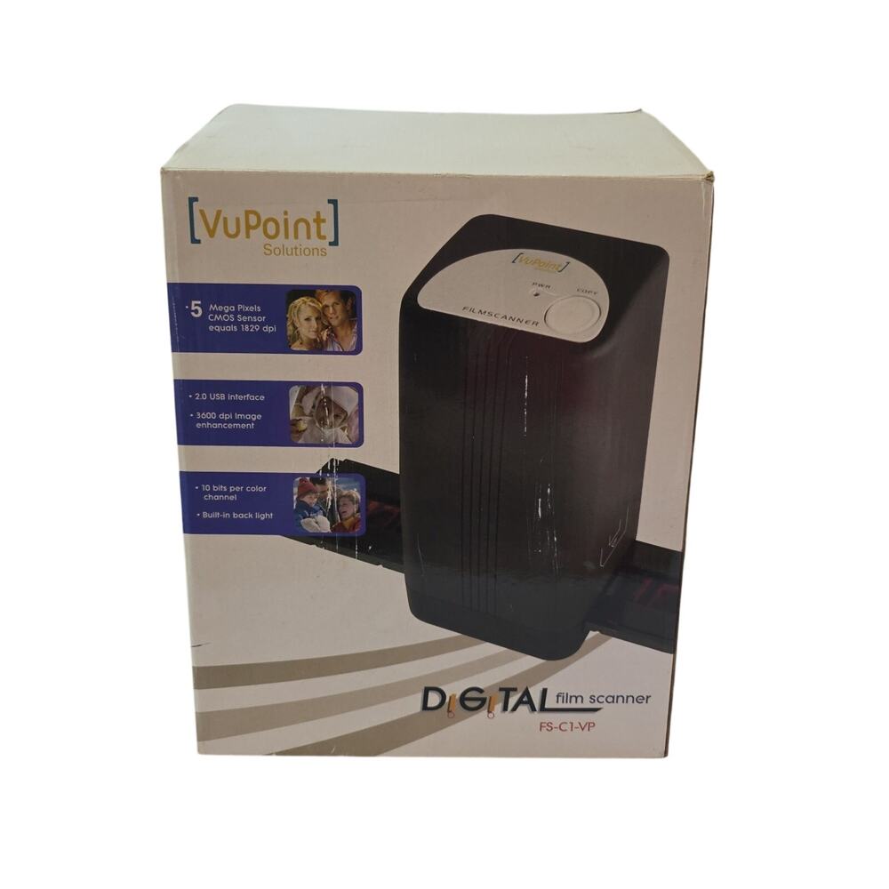 VuPoint Solutions Digital Slide & Film Scanner Converter Negatives FS-C1-VP ✞